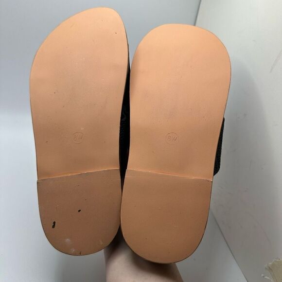 CUSHIONAIRE Women's footbed sandal with +Comfort 8 WIDE BLACK - Picture 5 of 7